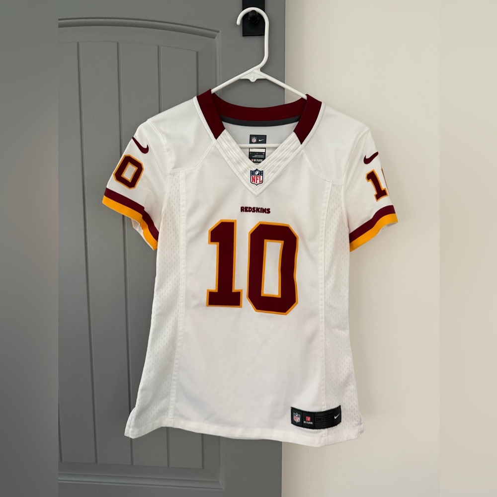 NFL On Field Redskins Women’s Jersey White